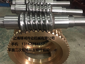 冷軋機(jī)壓下裝置用平面二次包絡(luò)環(huán)面蝸桿蝸輪